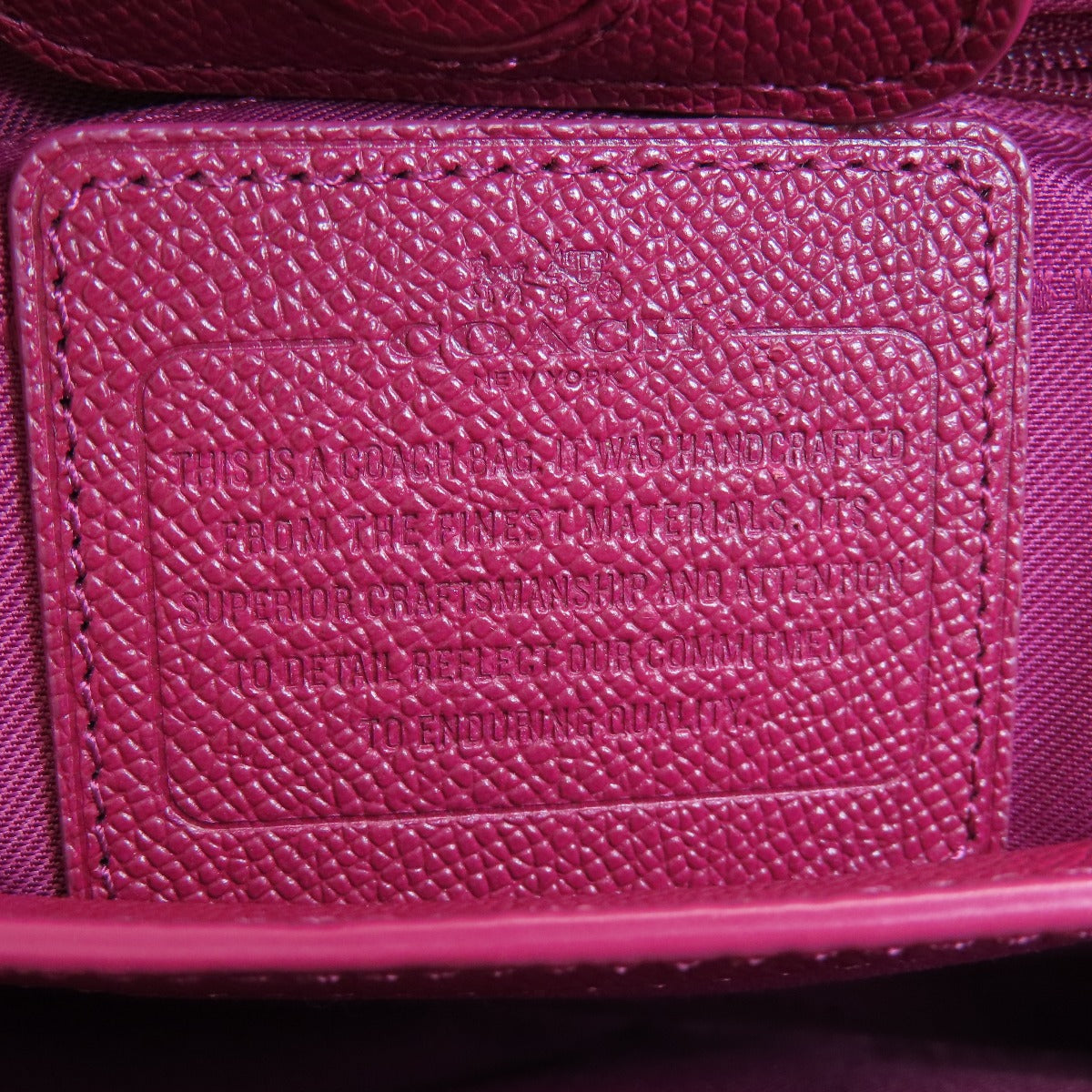 Coach Handbag 36882 Leather Red 2 Way