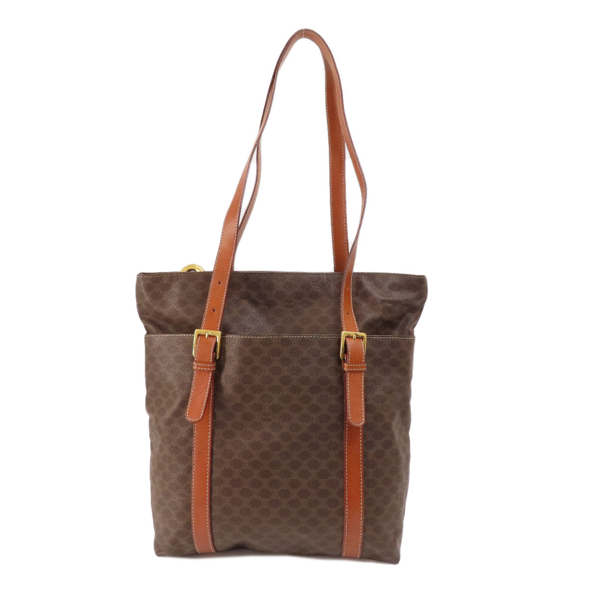 Celine Tote Bag Pvc Brown Macadam Pattern