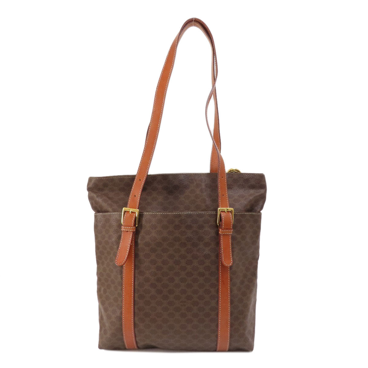 Celine Tote Bag Pvc Brown Macadam Pattern