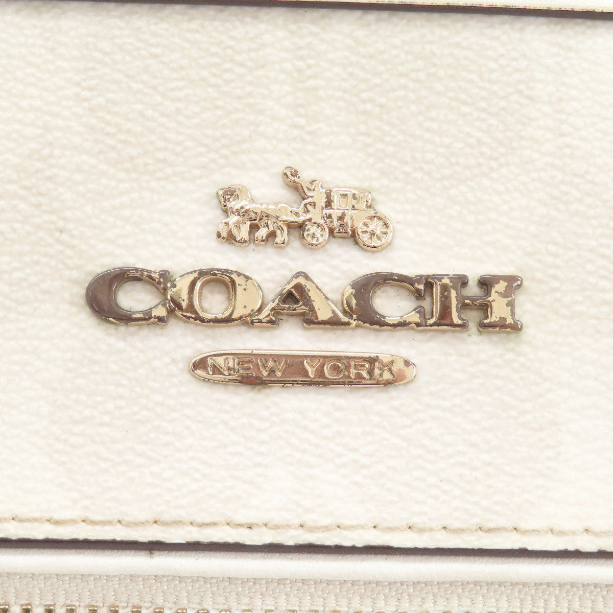 Coach Handbag 83607 Pvc White Signature 2 Way