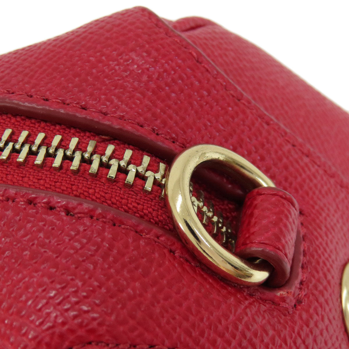 Coach Handbag F57521 Leather Red Logo 2 Way