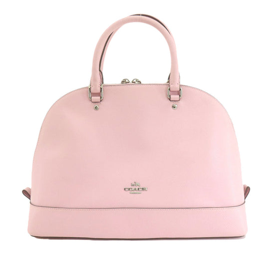 Coach Handbag F37218 Leather Pink Logo