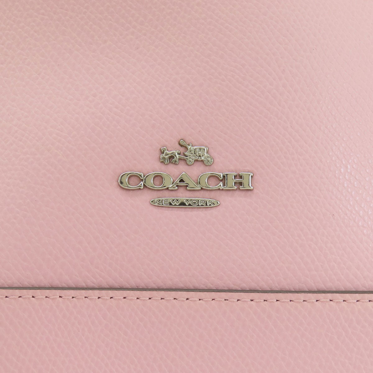 Coach Handbag F37218 Leather Pink Logo