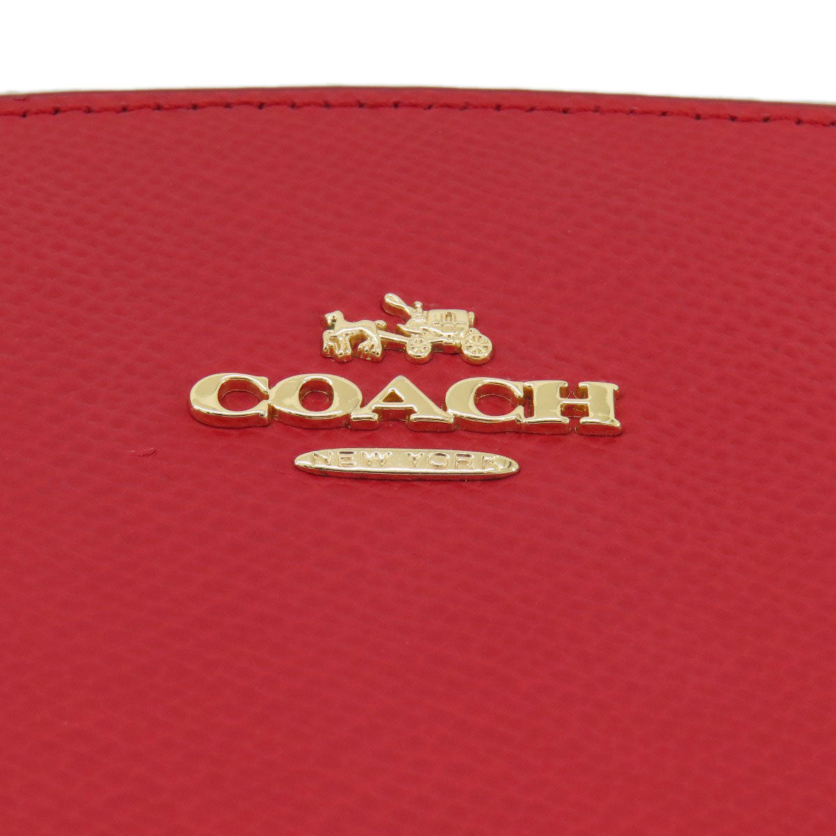 Coach Handbag F36637 Leather Red Logo 2 Way