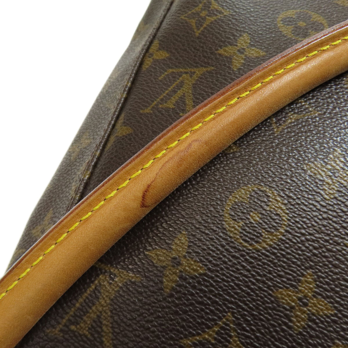 Louis Vuitton Tote Bag M51145 Monogram Canvas Brown Looping Gm Women Used Authentic