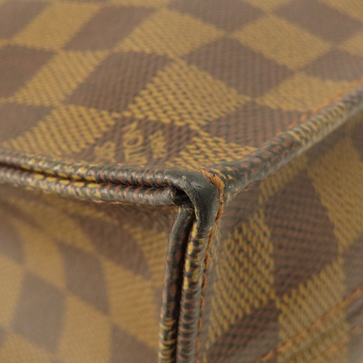 Louis Vuitton Tote Bag M51140 Monogram Canvas Brown Sac Plat Monogram Women Used Authentic