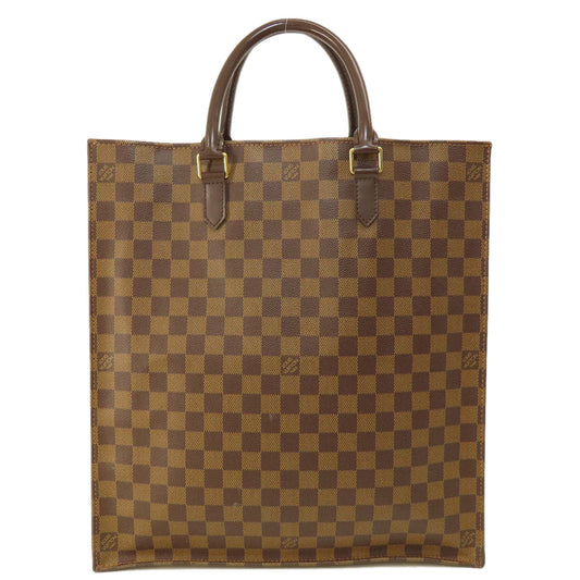 Louis Vuitton Tote Bag M51140 Monogram Canvas Brown Sac Plat Monogram Women Used Authentic