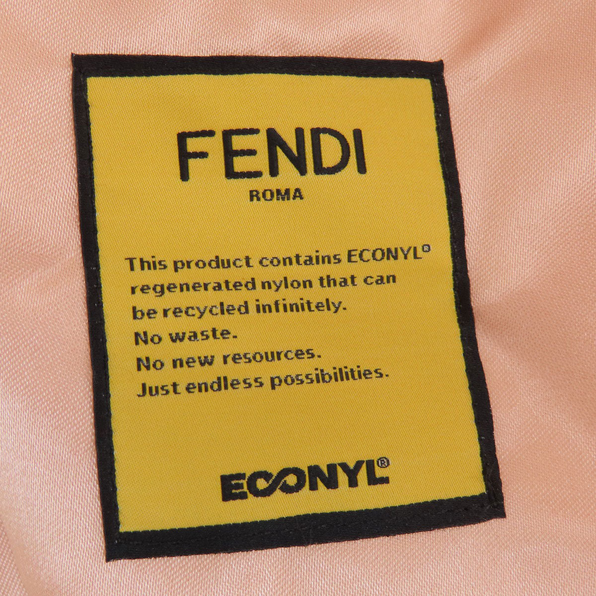 Fendi Tote Bag Nylon Pink