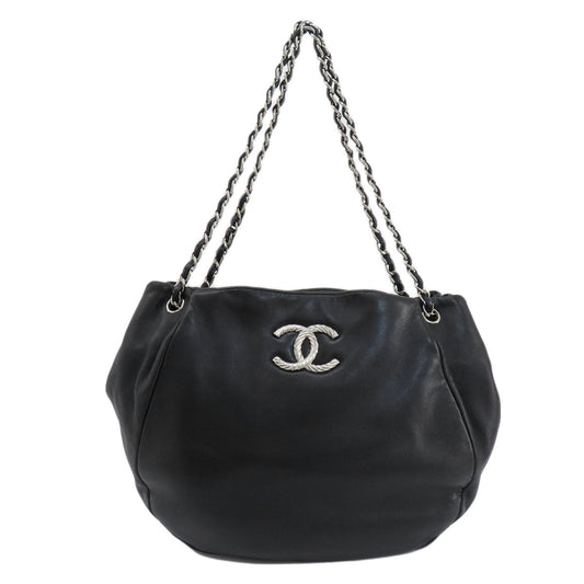 Chanel Tote Bag Lambskin Black