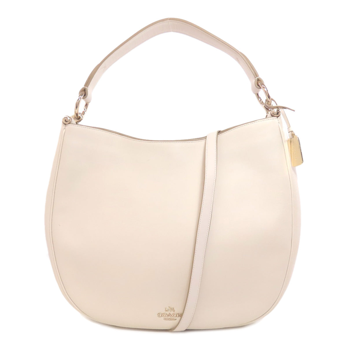 Coach Tote Bag 36026 Leather White Nomad 2 Way