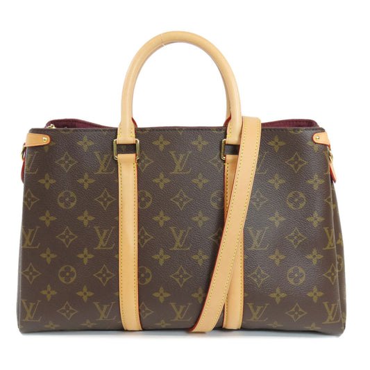 Louis Vuitton Tote Bag M44816 Monogram Canvas Brown Sufuro Mm 2 Way Women Used Authentic