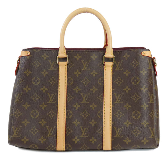 Louis Vuitton Tote Bag M44816 Monogram Canvas Brown Sufuro Mm 2 Way Women Used Authentic