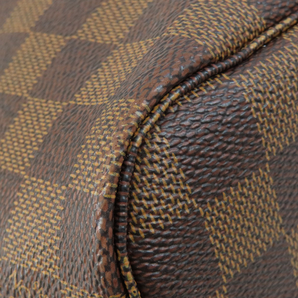 Louis Vuitton Tote Bag N51109 Damier Canvas Brown Neverfull Pm (Old) Women Used Authentic