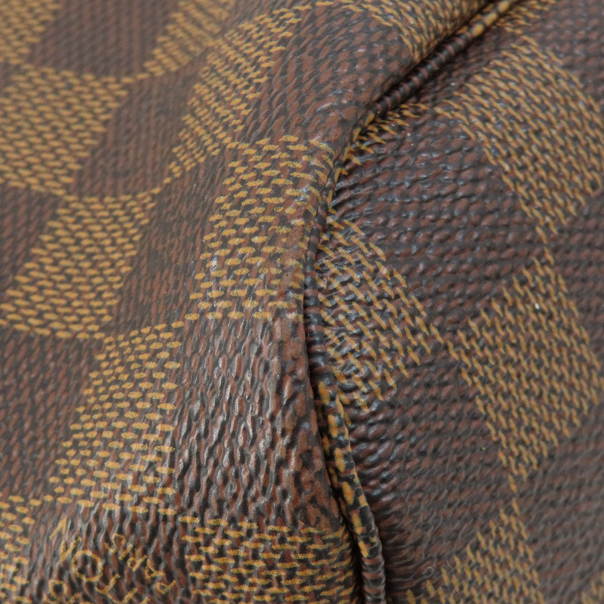 Louis Vuitton Tote Bag N51109 Damier Canvas Brown Neverfull Pm (Old) Women Used Authentic