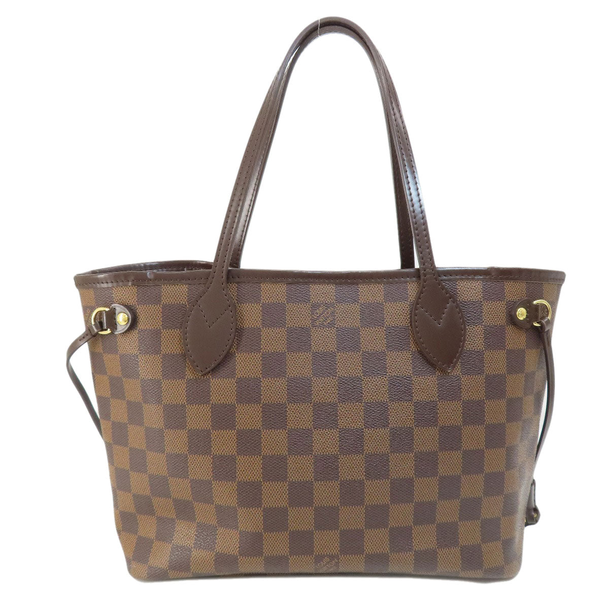 Louis Vuitton Tote Bag N51109 Damier Canvas Brown Neverfull Pm (Old) Women Used Authentic