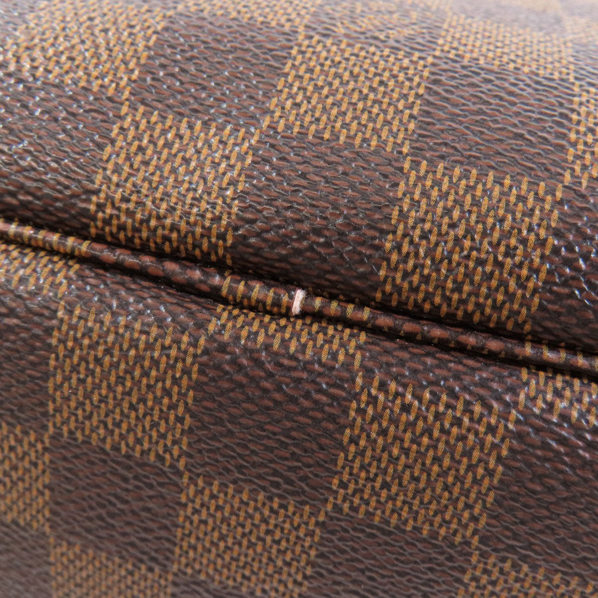 Louis Vuitton Tote Bag N41603 Damier Canvas Brown Neverfull Mm Women Used Authentic