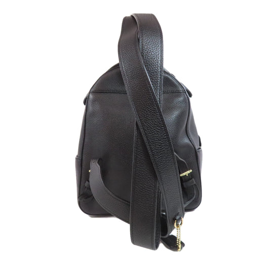 Coach Backpack 31032 Leather Black Simple Design