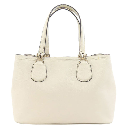 Coach Handbag F34563 Leather White Logo