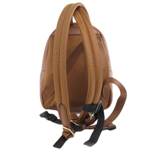 Coach Backpack F38263 Leather Brown Logo