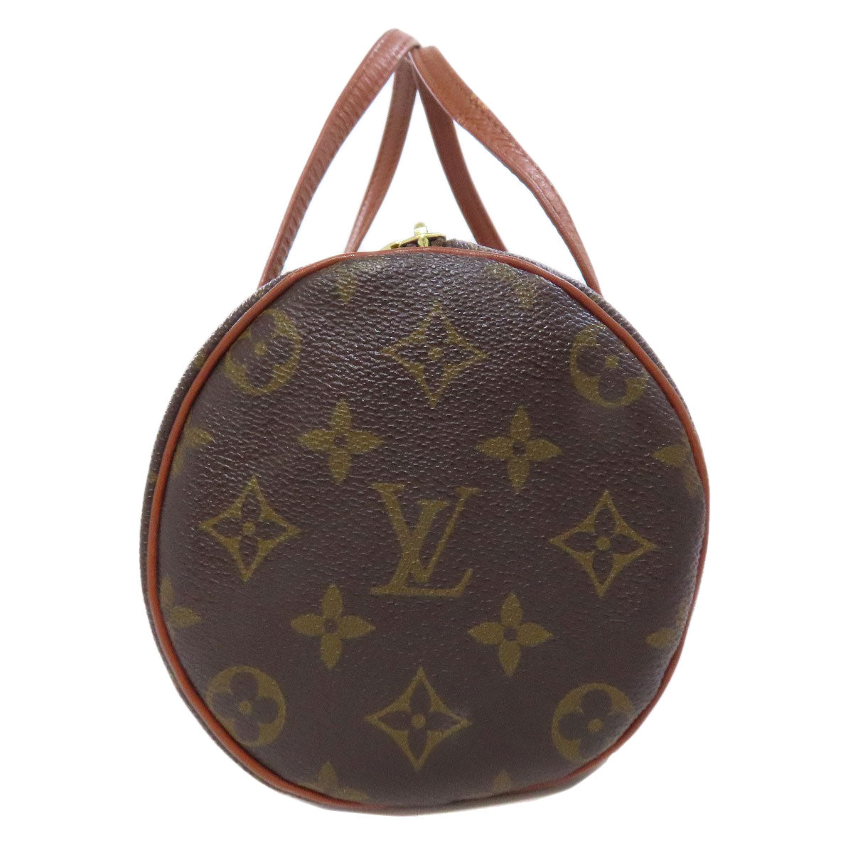 Louis Vuitton Tote Bag M51366 Monogram Canvas Brown Papillon 26 Old Women Used Authentic