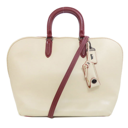 Coach Handbag 59132 Leather White Dakota Satchel 2 Way