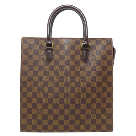 Louis Vuitton Tote Bag N51145 Damier Canvas Brown Venice Pm Women Used Authentic