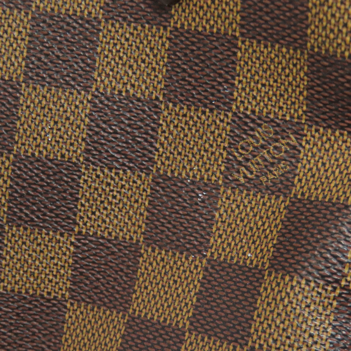 Louis Vuitton Handbag N51150 Damier Canvas Brown Brera Women Used Authentic