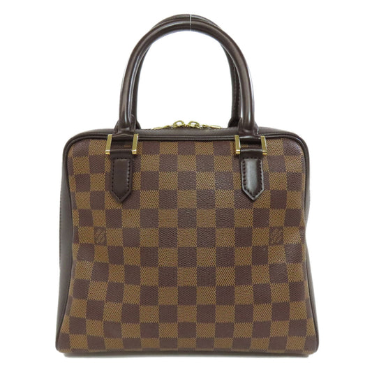 Louis Vuitton Handbag N51150 Damier Canvas Brown Brera Women Used Authentic