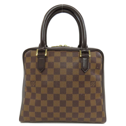 Louis Vuitton Handbag N51150 Damier Canvas Brown Brera Women Used Authentic