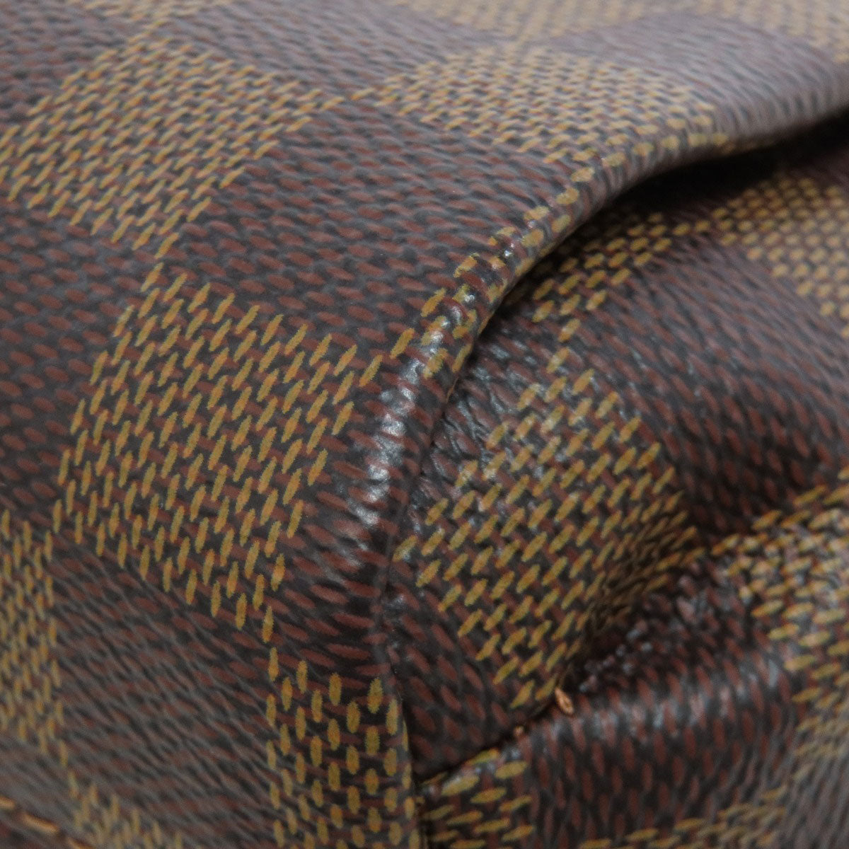 Louis Vuitton Tote Bag N53000 Damier Canvas Brown Croisette Women Used Authentic