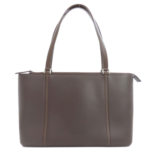 Burberry Tote Bag Leather Brown Logo