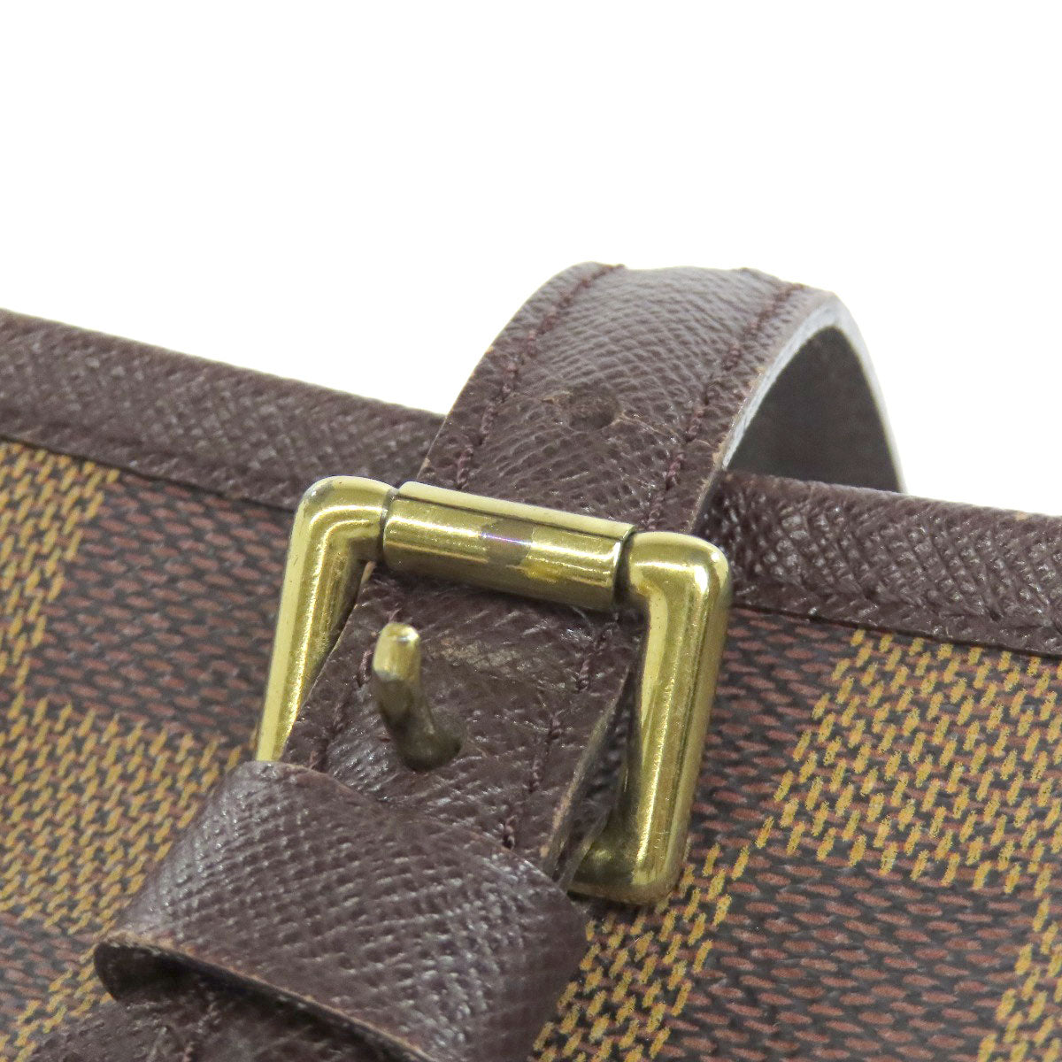 Louis Vuitton Tote Bag N42240 Damier Canvas Brown Male Women Used Authentic