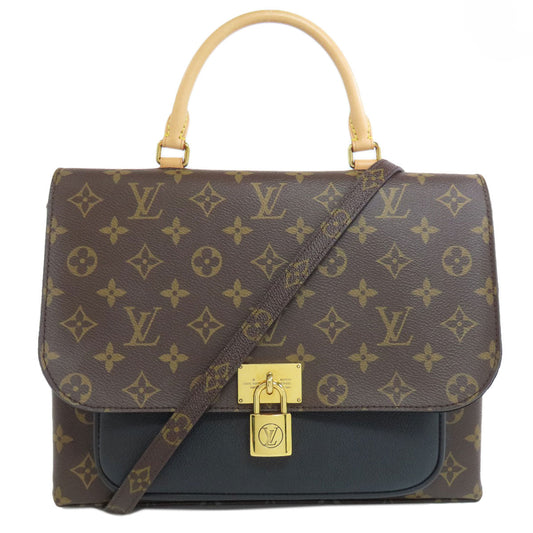 Louis Vuitton Handbag M44259 Monogram Canvas Brown Marignan Women Used Authentic