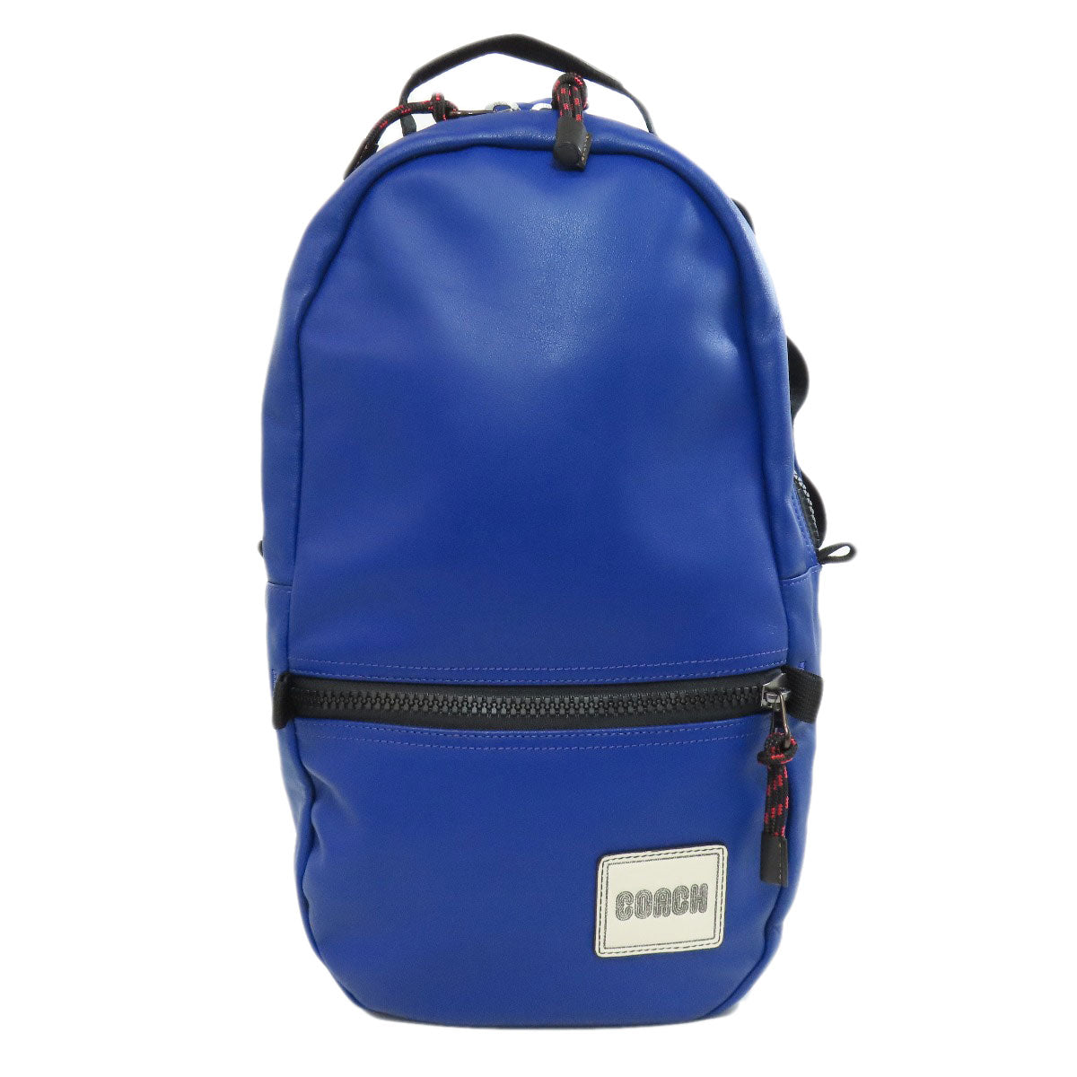 Coach Backpack 78830 Pvc Blue Pacer Women Used Authentic