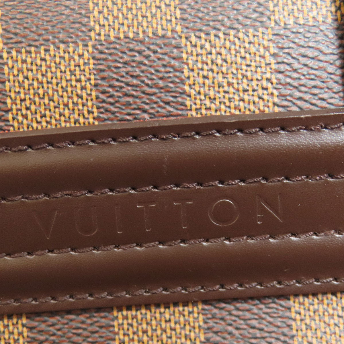 Louis Vuitton Tote Bag N51123 Damier Canvas Brown Parioli Pm Women Used Authentic