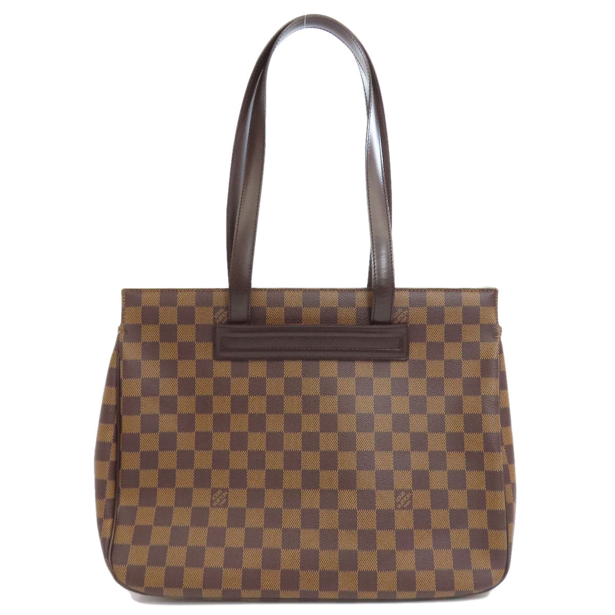 Louis Vuitton Tote Bag N51123 Damier Canvas Brown Parioli Pm Women Used Authentic