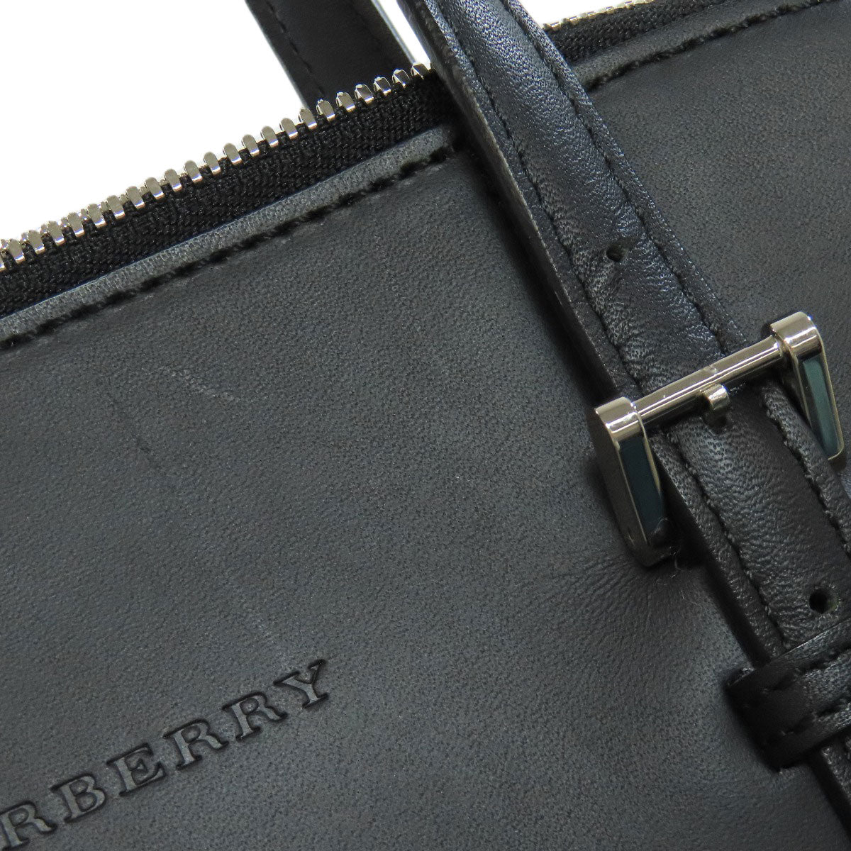 Burberry Handbag Leather Black