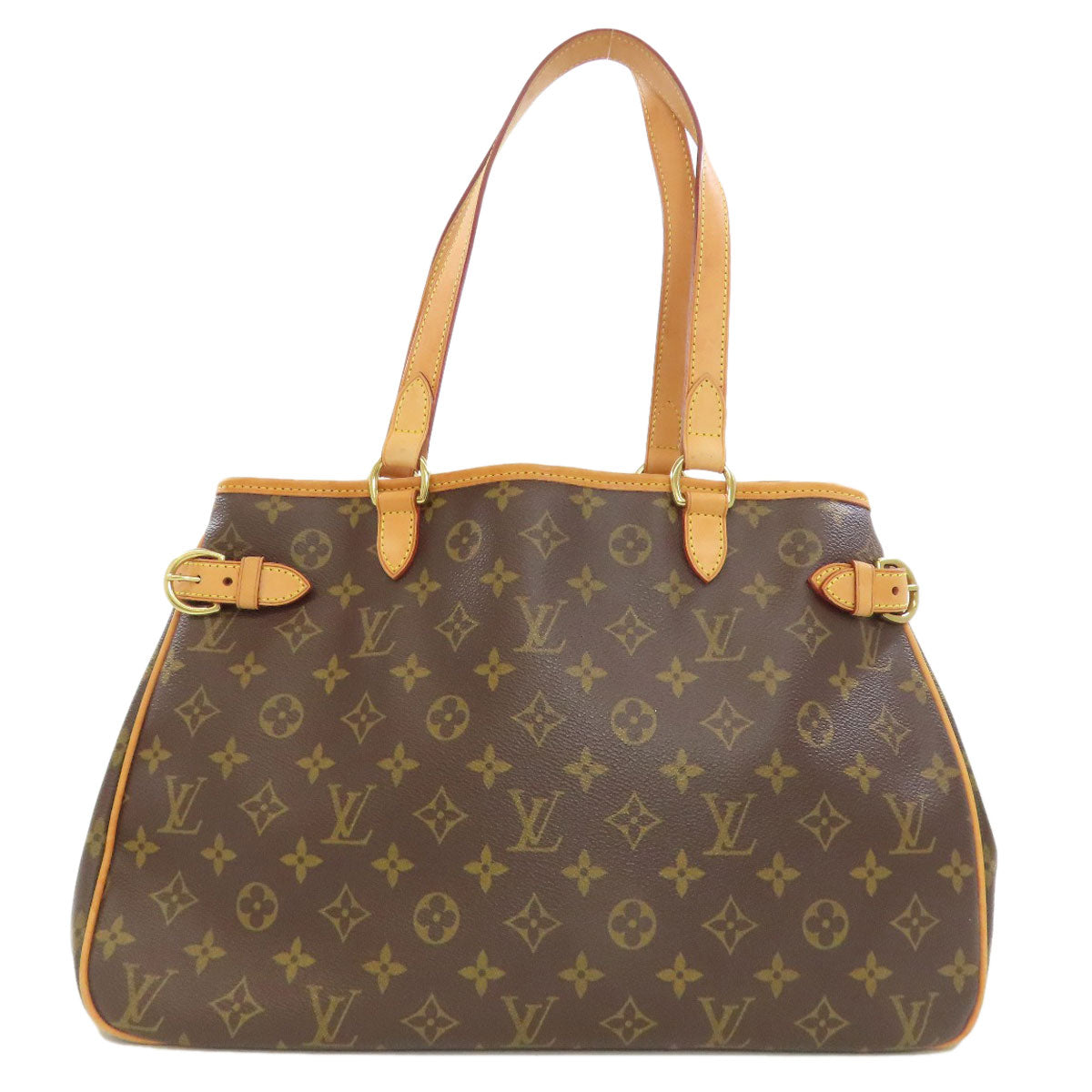 Louis Vuitton Tote Bag M51154 Monogram Canvas Brown Batignolles Horizontal Women Used Authentic