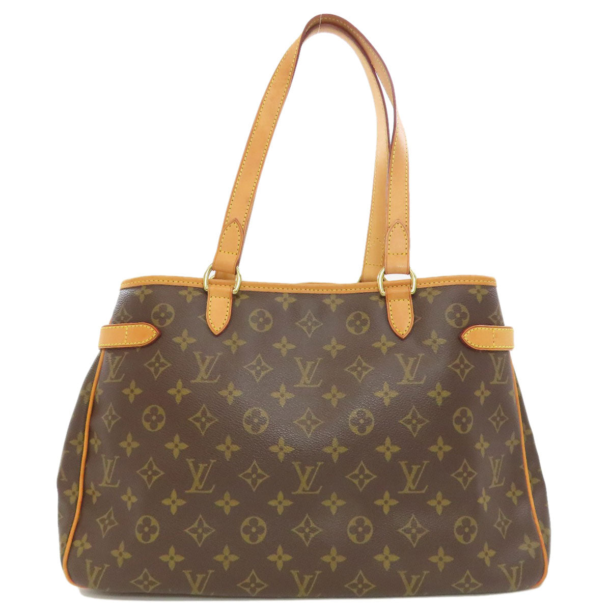 Louis Vuitton Tote Bag M51154 Monogram Canvas Brown Batignolles Horizontal Women Used Authentic