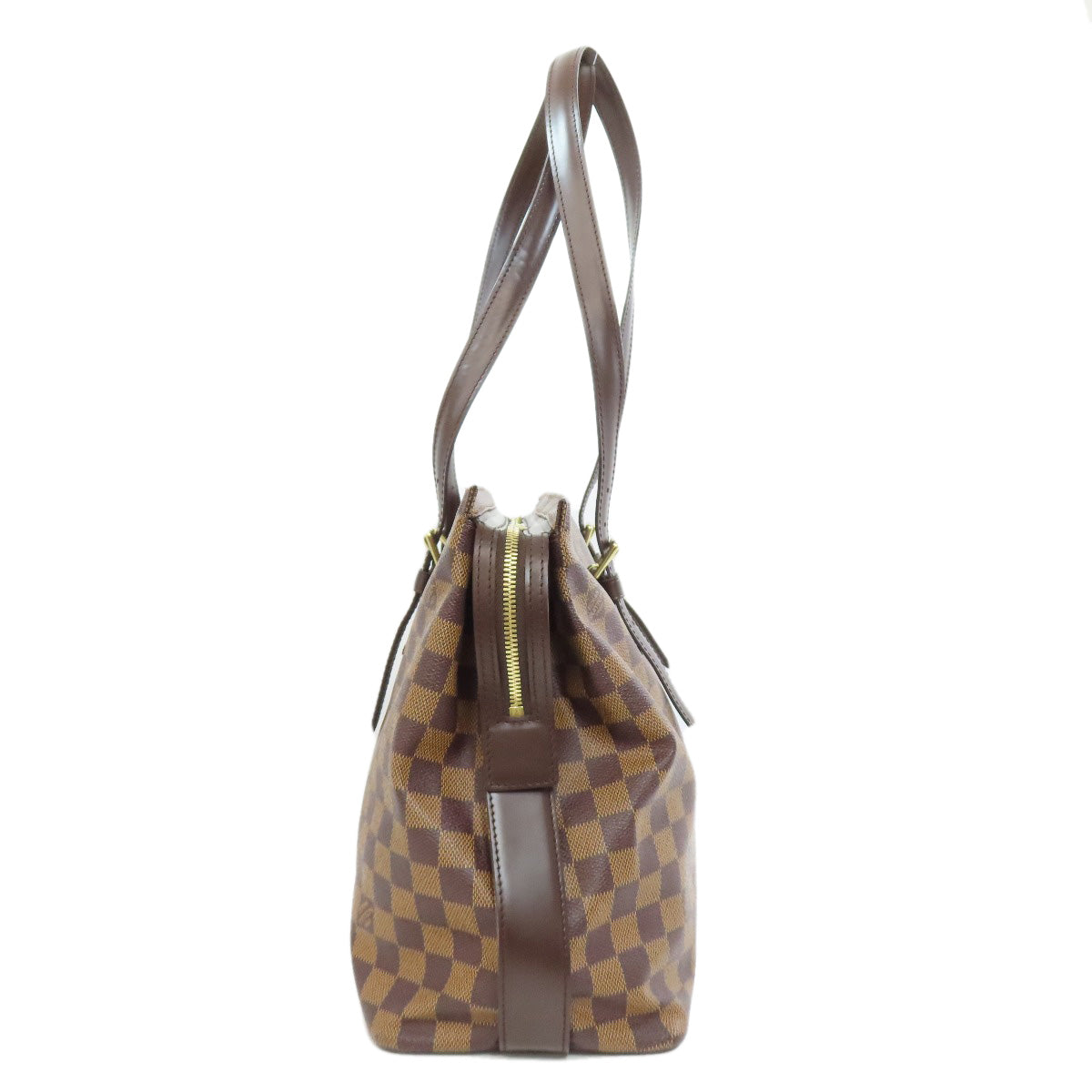 Louis Vuitton Tote Bag N51119 Damier Canvas Brown Chelsea Women Used Authentic