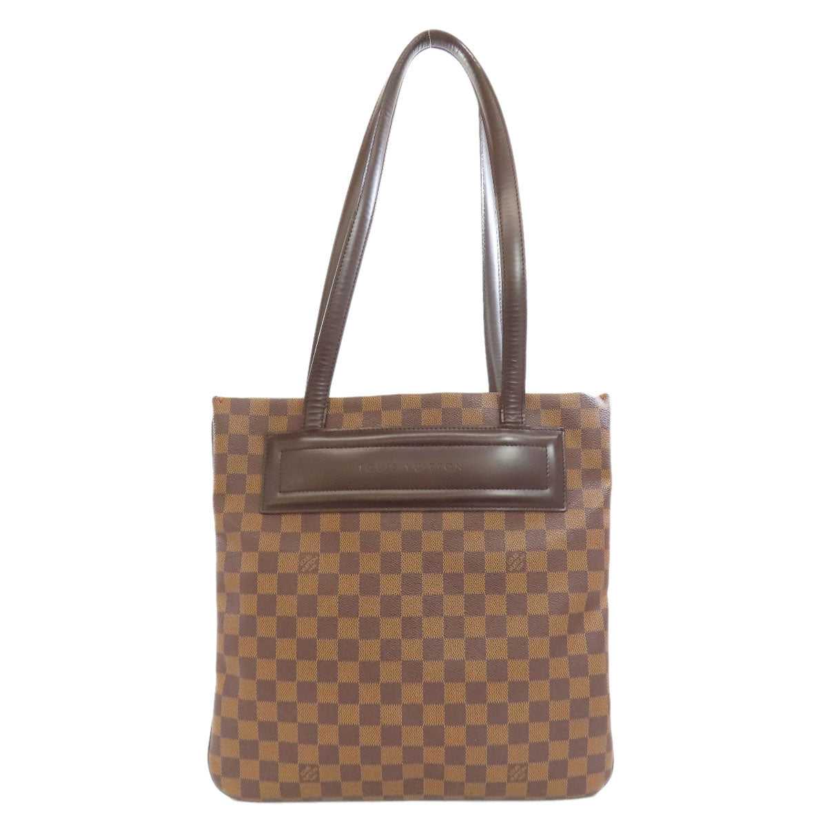 Louis Vuitton Tote Bag N51149 Damier Canvas Brown Clifton Women Used Authentic