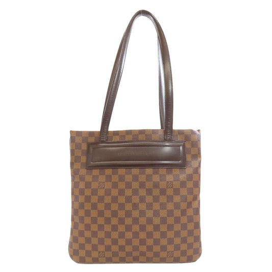 Louis Vuitton Tote Bag N51149 Damier Canvas Brown Clifton Women Used Authentic