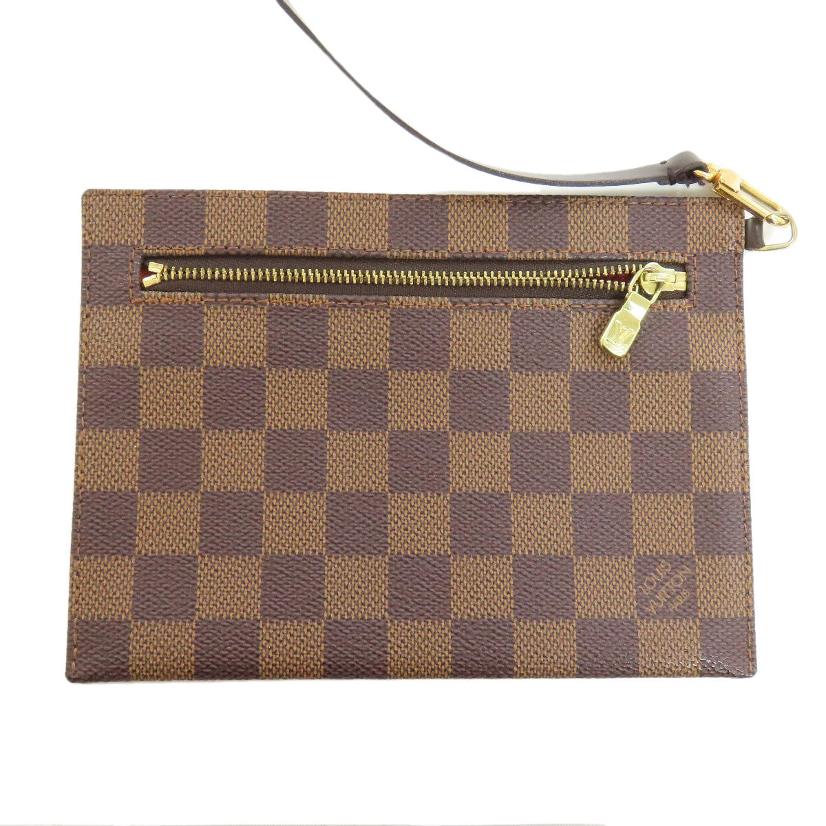 Louis Vuitton Tote Bag N51149 Damier Canvas Brown Clifton Women Used Authentic