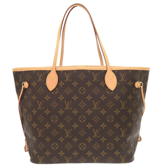 Louis Vuitton Tote Bag M40995 Monogram Canvas Brown Monogram New Neverfull Mm Women Used Authentic