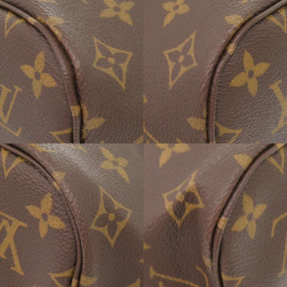 Louis Vuitton Tote Bag M40995 Monogram Canvas Brown Monogram New Neverfull Mm Women Used Authentic