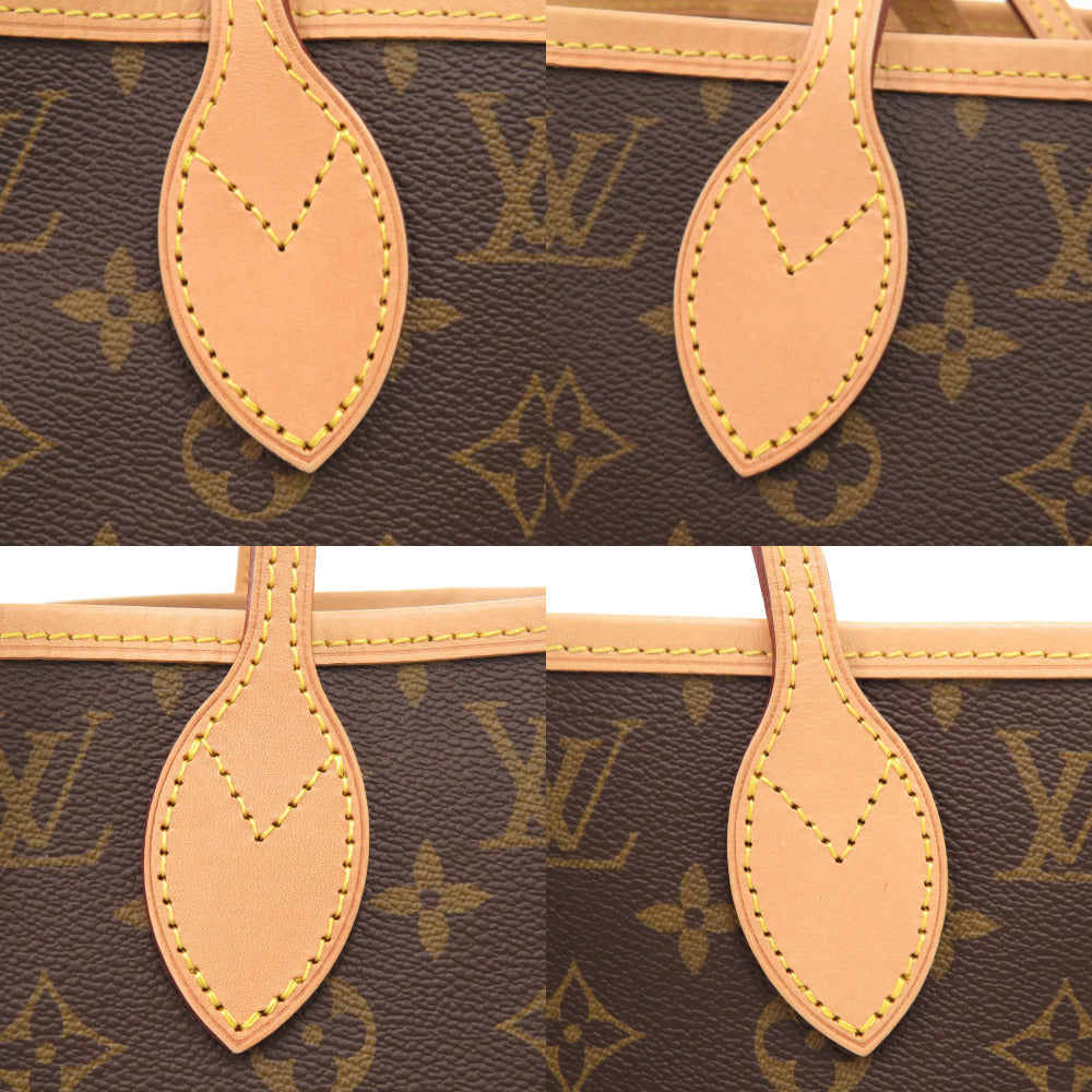 Louis Vuitton Tote Bag M40995 Monogram Canvas Brown Monogram New Neverfull Mm Women Used Authentic