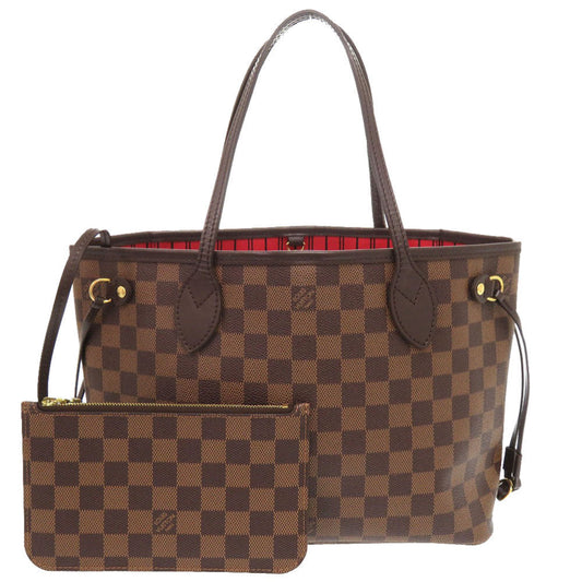 Louis Vuitton Tote Bag N40600 Damier Canvas Slys Damier New Neverfull Pm Women Secondhand Authentic