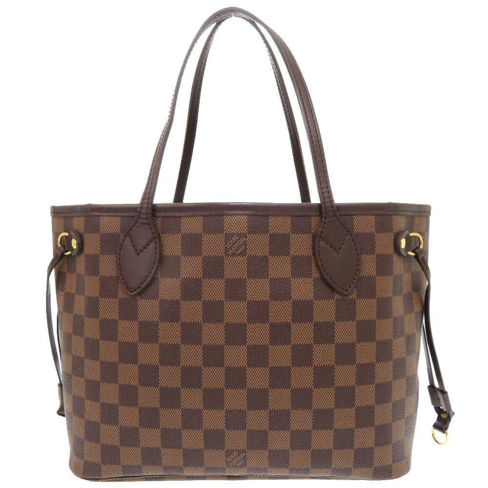 Louis Vuitton Tote Bag N40600 Damier Canvas Slys Damier New Neverfull Pm Women Secondhand Authentic