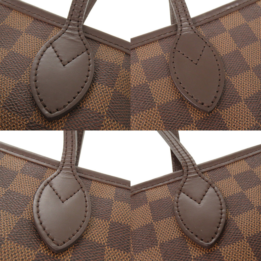 Louis Vuitton Tote Bag N40600 Damier Canvas Slys Damier New Neverfull Pm Women Secondhand Authentic