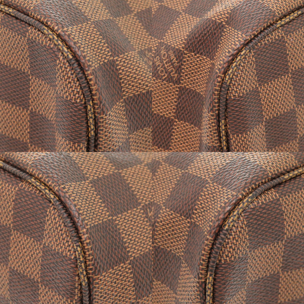 Louis Vuitton Tote Bag N41358 Damier Canvas Slys Damier New Neverfull Mm Women Secondhand Authentic